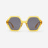 Arc Hexagon and Dimensional Acetate Unisex Sunglasses 22A8064